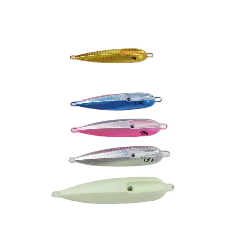 High Quality 80g 100g Artificial Fishing Bait Saltwater Fishing Lead Lure Fishing Jigs Saltwater Jig Lure