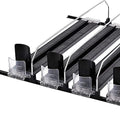 Drink Can Fridge Divider Beverage Spring Loaded Shelf Pusher With Smooth