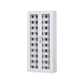50 Doors Phone Charge Station Cabinet Multiple Cell Phone Cabinet Narrow Steel Locker Compartment Boxes