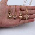 Fashion Near Round Water Pearl Necklace Jewelry