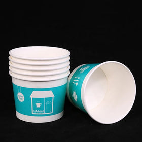 Disposable Food Grade Leakproof Paper Cups Ice Cream Paper Bowl