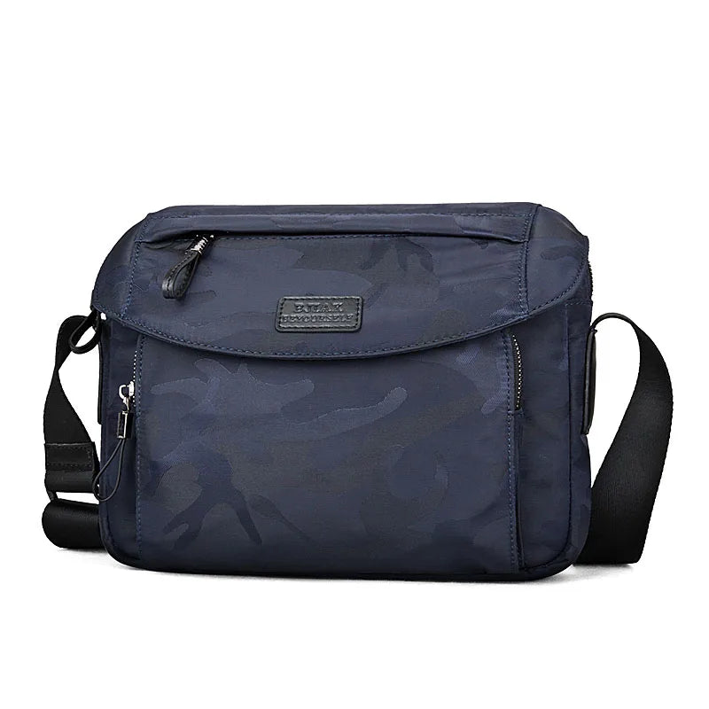 Men's Nylon Messenger Shoulder Travel Chest Custom Logo Shoulder Bag with Customizable Size and Colors