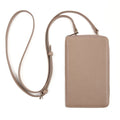 Handmade Custom Logo Fashion Portable Luxury Genuine Leather Crossbody Bag Adjustable Detachable Strap for Cell Phone Wallet