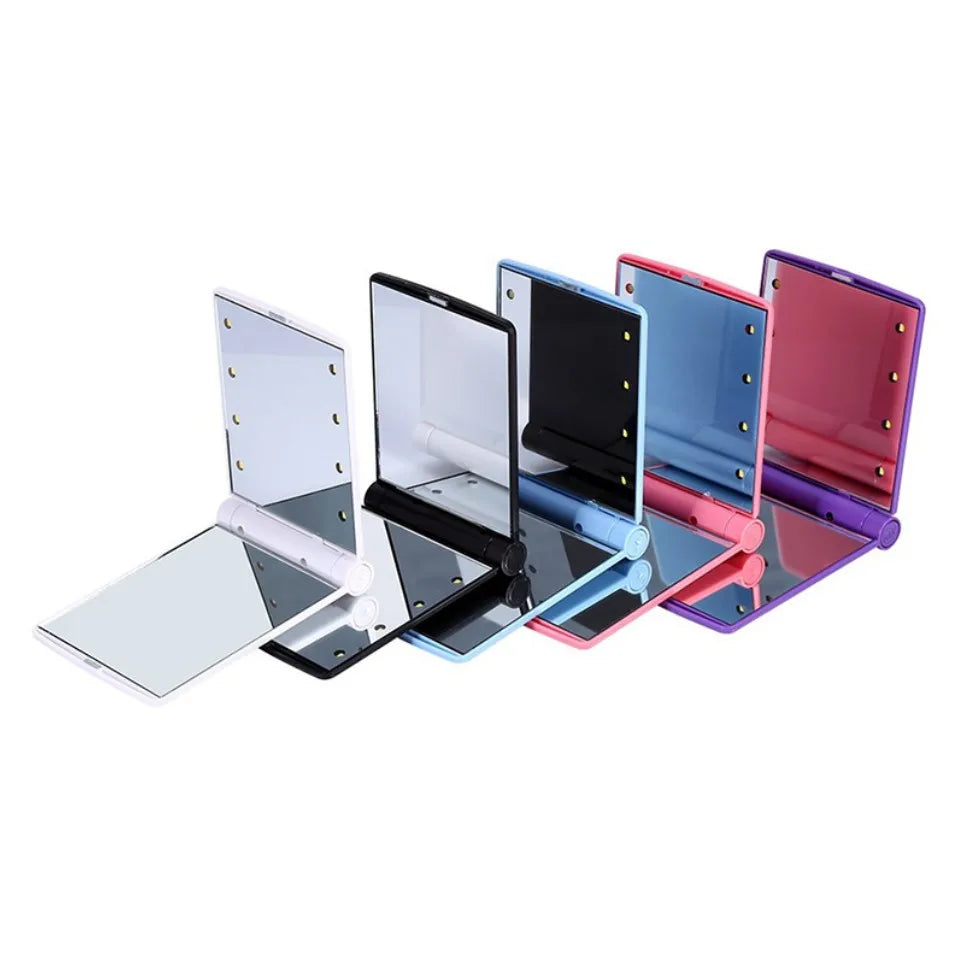 Wholesale Quality Portable Beauty Salon Led Fashion Vanity Plastic Makeup Mirror with Lights