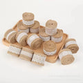 Natural Jute Floral Garden Lacey Christmas Burlap Ribbon Woven and Sustainable for Eco-Friendly Decorations