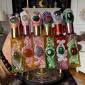 Wholesale OEM/ODM Supported Glass Witch Bottle with Natural Gemstone Crystals Magic Spell Jar for Altar Decor Energy Healing