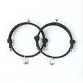 Magnetic Couple Bracelet Vows  Adjustable Rope Couple Bracelets for Couples Best Friend