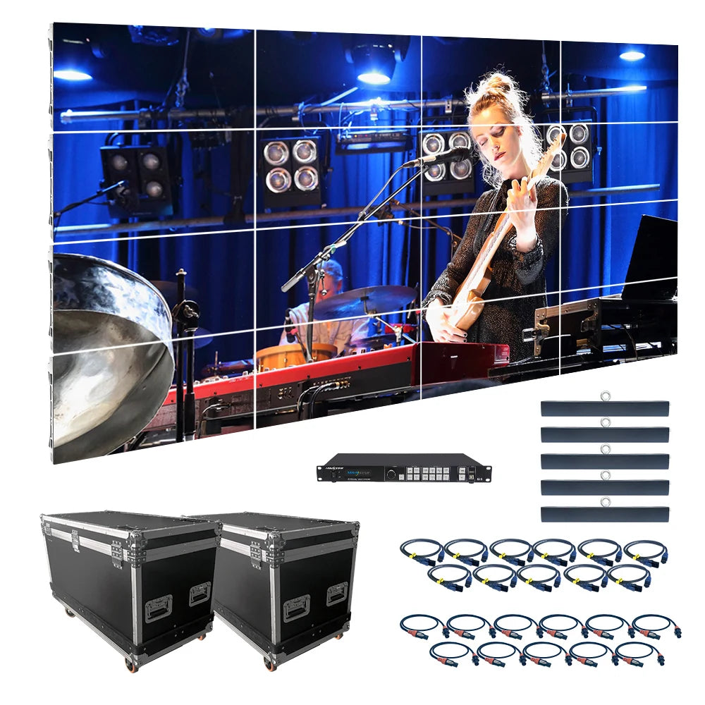 P1.9 P2.6 P2.9 P3.9 P4.8 Stage Event LED Screen Panel Display Rental Backdrop Video Walls Price for Nightclub DJ Booth Concert