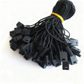 Multi Color Garment String Stopper Plastic Cord Rope Lock Seal Tag hang Tag String Labels for Clothing Accessories