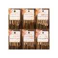 Hot Selling Earring Fashion Pearl Love Flower Earrings Gold Plated 9 Pairs Geometric Earring Hoop Sets