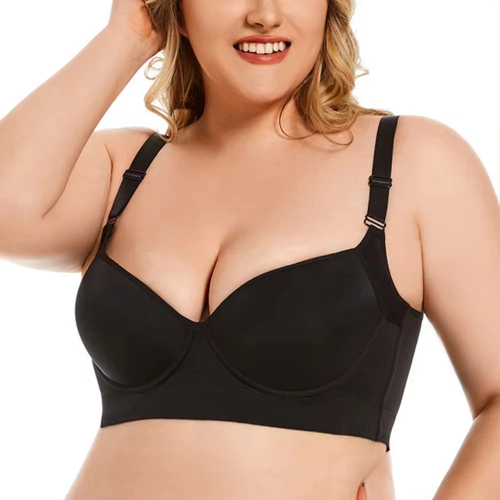 Women's Filifit Sculpting Uplift Bra Fashion Deep Cup Bra Full Back Coverage Hide Fat Smooth Bra MegaBDM