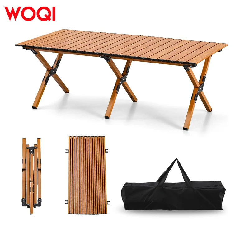 WOQI Hot-sale Garden Table Folding Foldable Table Camping Outdoor Grill Table