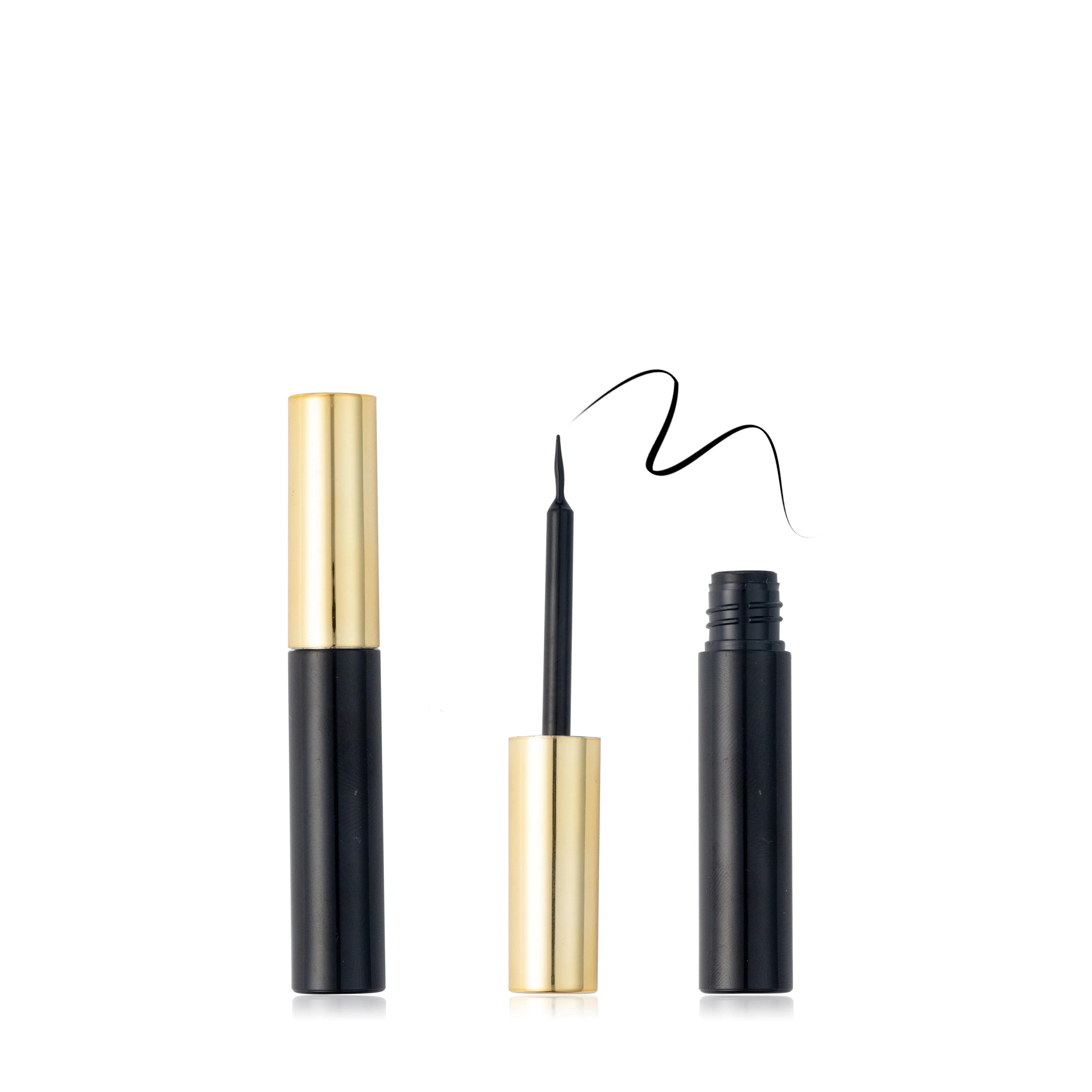 Waterproof Mineral & Chemical Black Harmless Liquid Eyeliner Glue Pen Empty Tube 25g Customized Private Logo for Daily Use