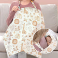 Kangobaby Custom Print Bamboo Cotton Soft Breastfeeding Cover New Mother's Nursing Cover