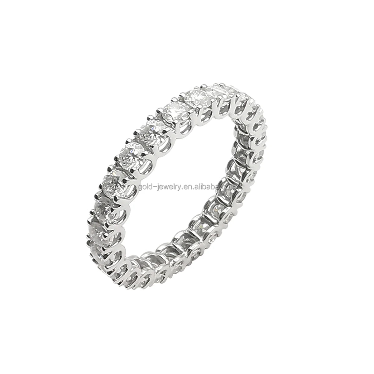 Luxury Fine Jewelry 14k Real Gold Finger Ring Good Quality Moissanite Rings Women Jewelry Wholesale Lower Price