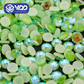 VDD 381 D.H Green SS6-SS30 Hot-Fix Glass Rhinestones Crystal Flatback Strass Stones For Garment Dress DIY Crafts Accessories