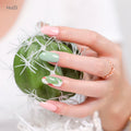 HuiZi Real Polish Stickers Art Wraps Semi Cured Gel Nail Sticker MegaBDM