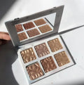 Best Selling Luxury Makeup Mineral Ingredient Pressed Powder Shimmer Highlighter Palette with No Logo From Top Makeup Supplier