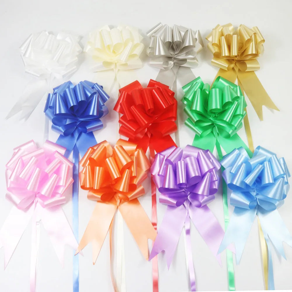 Wholesale Popular Design Gifts Wrapping Pull Bows Colorful Wedding Party Decoration Gifts Box Christmas Ribbon Bow