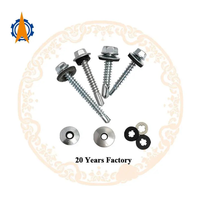 Hex Head Flange Tek Outer Hexagonal Self-drilling Screws Roofing Screws Galvanized