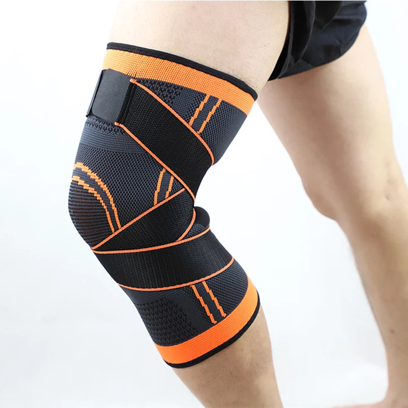 SHIWEI-2100#New Technology Knee Wrap Straps Brace Elastic Knee Sleeve Knee Support