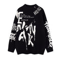Custom LOGO OEM ODM Anti-Wrinkle Polyester/Nylon Full Sleeve Jacquard Pattern Men's Sweater Pullover Winter Crew Neck Streetwear