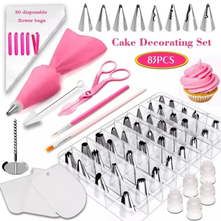 Hot Selling Baking Tools 83pcs Cake Decorating Tools Set Decorating Tip Set