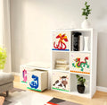 Cartoon Home Organizer Bins Cartoon Foldable Fabric Storage Boxes Collapsible Closet Organizer for Kids Storage Toys Storage