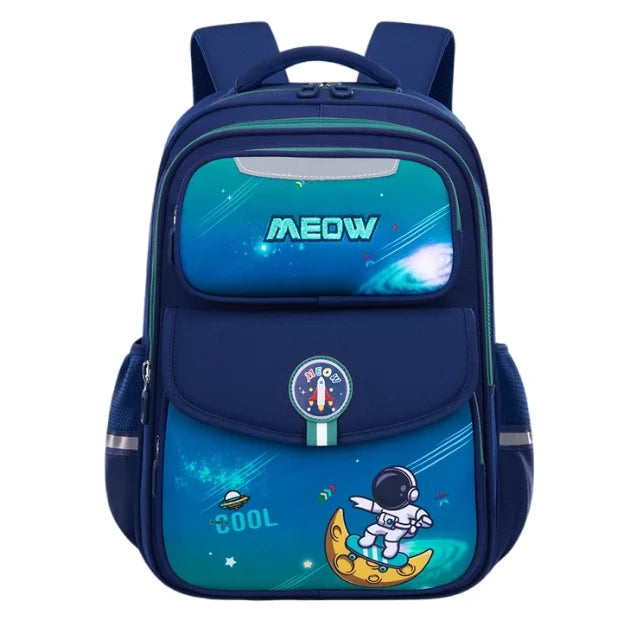 New Cartoon Schoolbag Students Grade 1-6 ridge protection Lightweight Large Capacity Easy to Clean Backpack