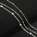 Wholesale 925 Sterling Silver Chain Jewelry Findings for Bracelet & Necklace Making Bulk Supply