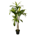 Factory Wholesale Faux Realistic Potted Bonsai Corn Plant Artificial Dracaena Fragrans Tree Dracaena Sanderiena for Home Decor