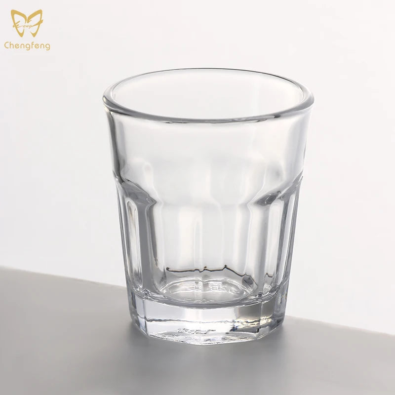 Chinese Baijiu Glass Liquor Cups Mini Octagonal Wine Glass 1oz Shot Glass