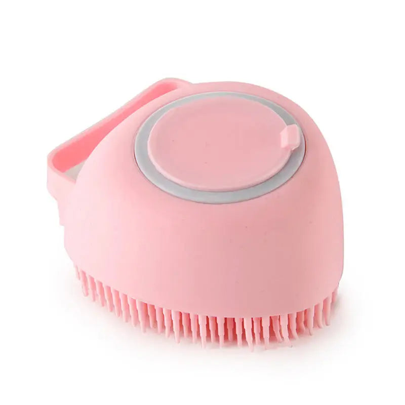 Eco Friendly Shower Body Skin Bath Scrubber Soft Exfoliating Silicone Brush Pet Dog Shampoo Massager Brush Cat Massage Comb