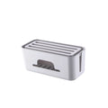 Durable ABS Wire Cable Storage Box White Classic Multifunction OEM Brand Model DS-5032 for Organization