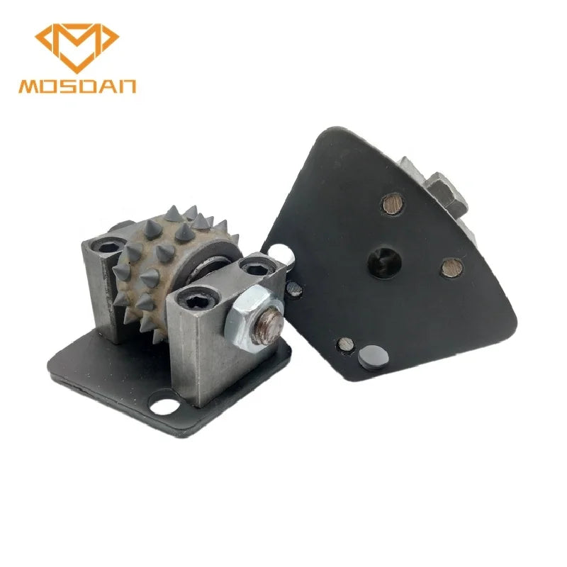 Trapezoid Bush Hammer Tools with 1 Roller 30pins for Stone Concrete Surface Preparation