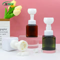 Transparent Shower Gel Foam Bottle 100 120 150 200 250ml Transparent Pet Hand Soap Bottle Foaming Sprayer Bottle