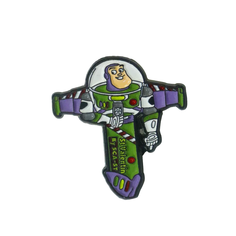 New Product Custom Toy Story Mania Badge Anniversary Pin with Custom Content