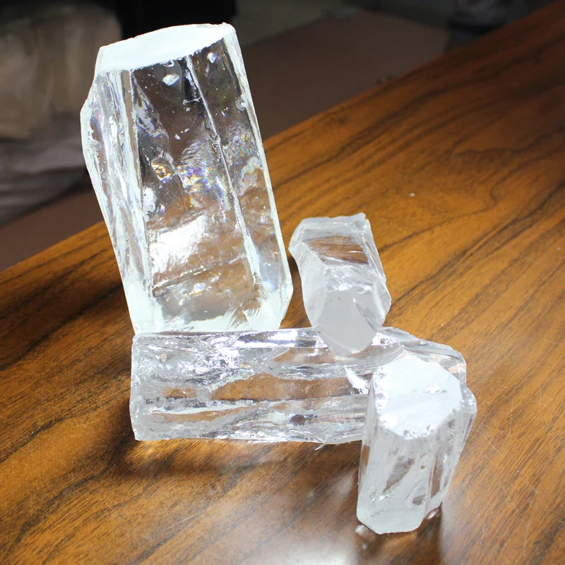 Starsgem Uncut Brilliant White Pure Cubic Zirconia Rough Raw Material