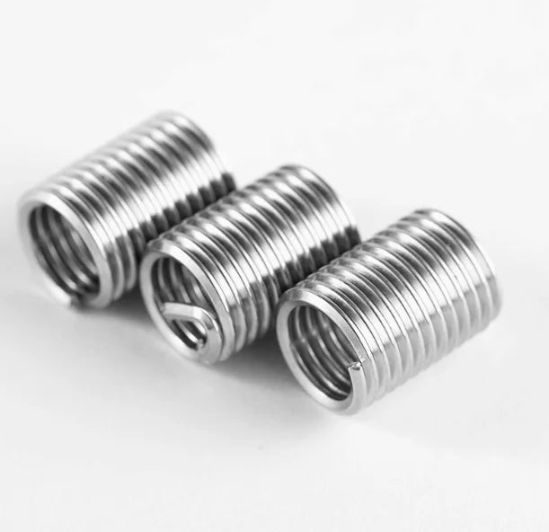 Alloy 1Cr18Ni9Ti HB5513-1996 Standard M10 Wire Thread Insert 304 Stainless Steel Used for Strengthening Fastening-1.5D 2.5D 3D