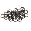 SC Wholesale Black Natural Hematite Rings Jewelry Women Healing Yoga Rings Rainbow Color Plated Magnetic Hematite Rings Men