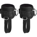 Custom Pink PU Neoprene Padded Gym Ankle Straps Cable Machine Fitness Safety Equipment with Comfortable Strap