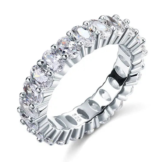 Wholesale Fashion Jewelry Gemstone 925 Sterling Silver Engagement Wedding Gift Party Ring Luxury Rings for Women