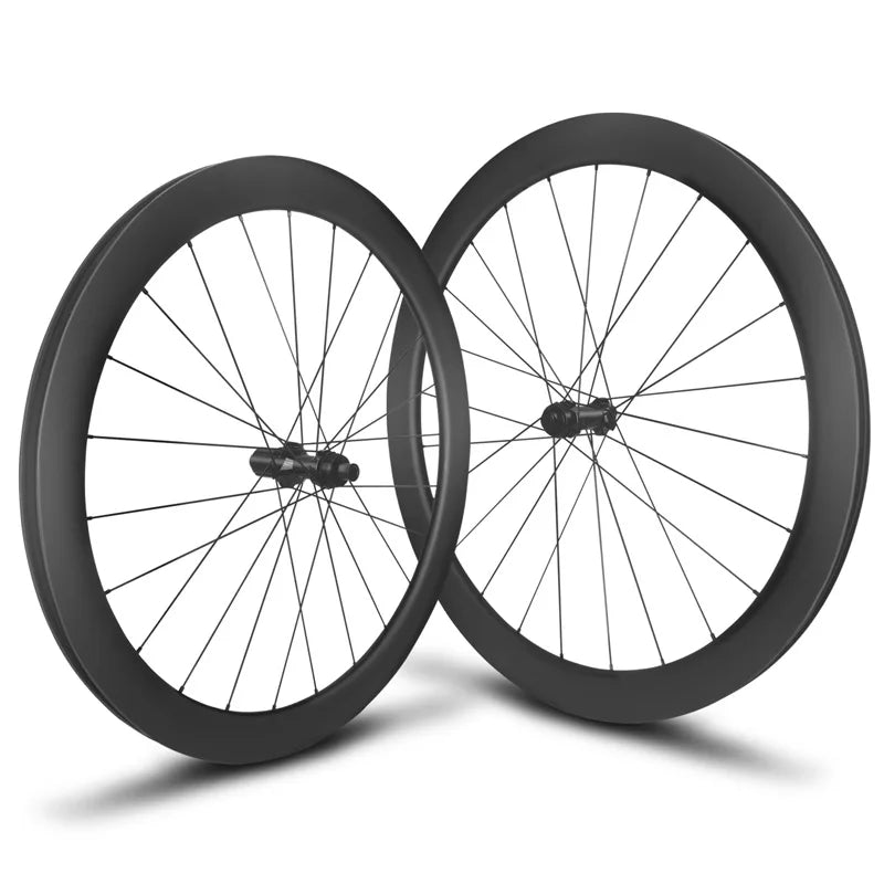 700C Carbon 50mm Clincher Road Bicycle Wheelset Disc Brake Wheel Set