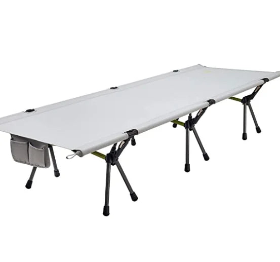 Woqi Folding Cot Steel Frame Sleep Portable Single Outdoor Camping Bed