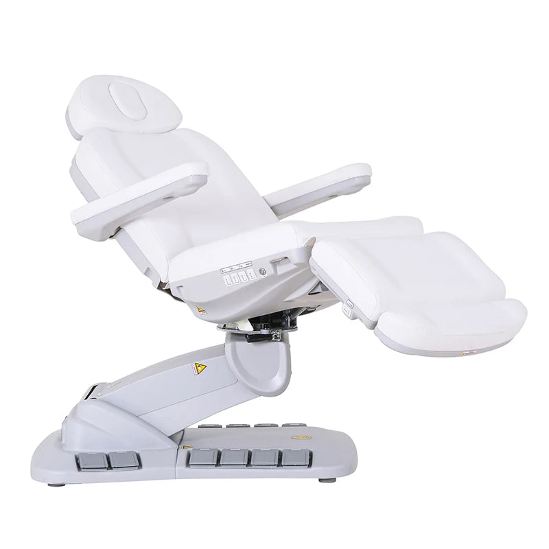Luxury Electric Rotary Beauty Bed with 4 Motors Side Control Rotation Massage Table Spa Bed for Beauty Salon Clinic
