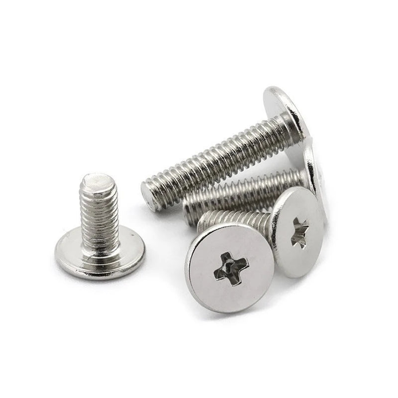 Customized Metric Stainless Steel Bolt Phillips Nerve Point Cross Slot Coarse Thread Ultra Thin Low Head Screw M2-M12 ISO9001
