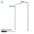 WEEKAQUA DJ-H-H150 DIY Stainless Steel Fish tank Hanger 150cm Aquarium Fish tank Fixed Light Stand Bracket