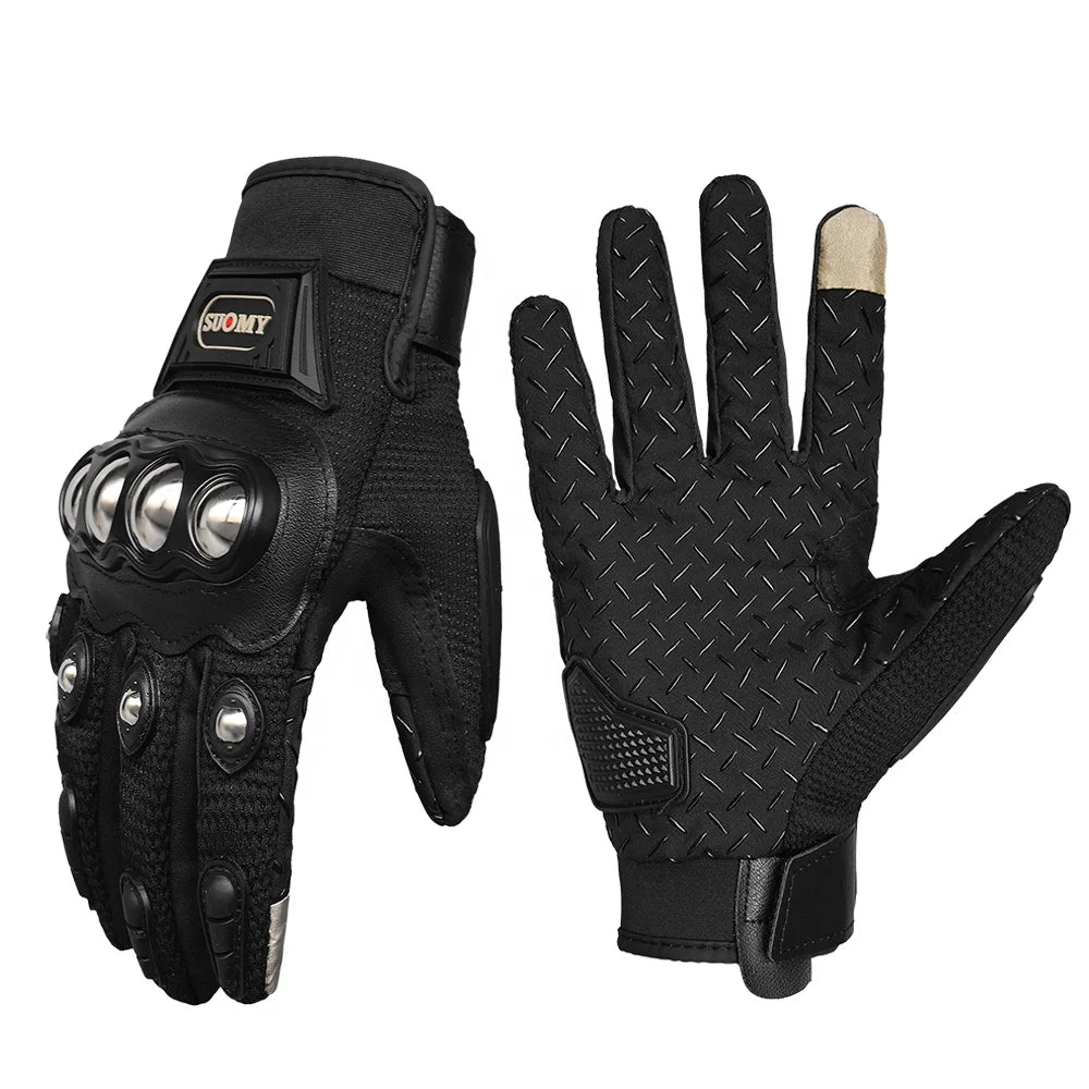 Suomy Motorcycle Riding Gloves Men's Summer Motocross Racing Protective Hand Gloves Breathable Touch Screen Motorcyclist Gloves