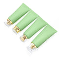 100g Custom Color Green Empty Skincare Packaging Squeez Tube Cosmetic Hand Cream Soft Squeez Tube Match Different Caps