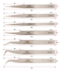 VETUS SA Stainless Steel Tweezers High Accuracy Set Eyelash Extension 3D Eyelashes Extensions Clip Tools Eyelash Pincet Makeup